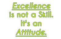 Execellence-is-not-a-skill-its-an-attitude